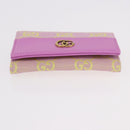 GUCCI GG Canvas Card Case Purple 783120 Auth SW2352SM-6