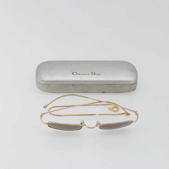 Christian Dior Sunglasses Metal Gold Auth SW2353V