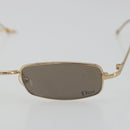 Christian Dior Sunglasses Metal Gold Auth SW2353V-7