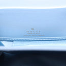 GUCCI Yuko Higuchi Zip Around Wallet Japan Leather Blue 847918 Auth SW2354SM-15