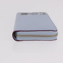GUCCI Yuko Higuchi Zip Around Wallet Japan Leather Blue 847918 Auth SW2354SM-4