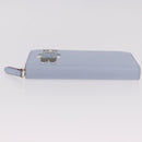 GUCCI Yuko Higuchi Zip Around Wallet Japan Leather Blue 847918 Auth SW2354SM-7