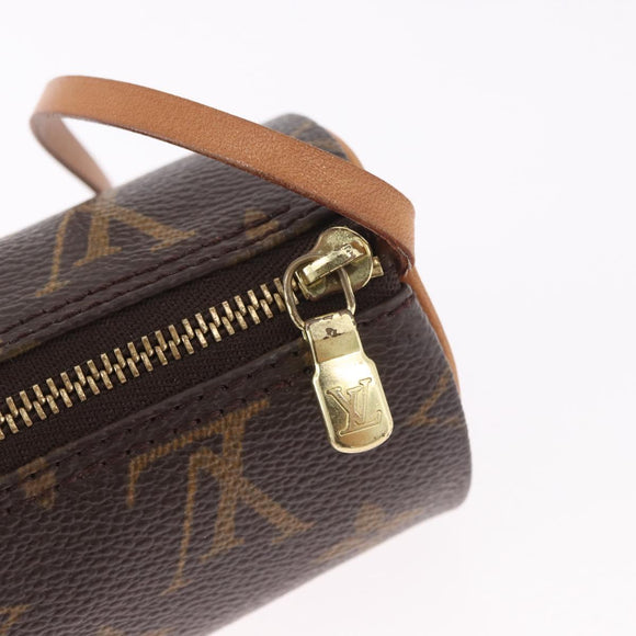 LOUIS VUITTON Monogram Papillon Pouch LV Auth SW2355