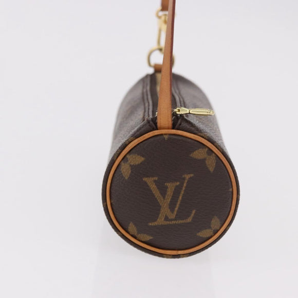 LOUIS VUITTON Monogram Papillon Pouch LV Auth SW2355