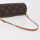 LOUIS VUITTON Monogram Papillon Pouch LV Auth SW2355-7