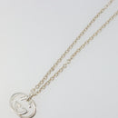 GUCCI Interlocking G Necklace Ag925 Silver Auth SW2356V-10