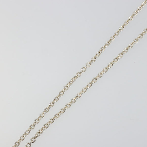 GUCCI Interlocking G Necklace Ag925 Silver Auth SW2356V