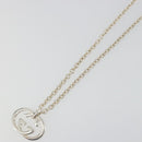 GUCCI Interlocking G Necklace Ag925 Silver Auth SW2356V-4