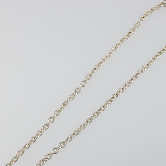 GUCCI Interlocking G Necklace Ag925 Silver Auth SW2356V