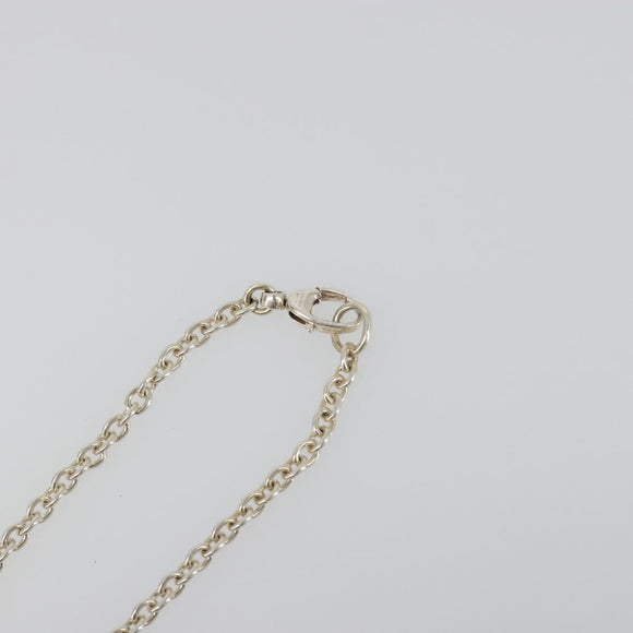 GUCCI Interlocking G Necklace Ag925 Silver Auth SW2356V