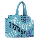 GOYARD Terry Eponge Bag Limited Edition Bag Pile Turquoise Blue Auth SW2357SM-1