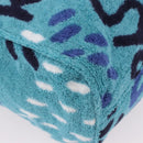 GOYARD Terry Eponge Bag Limited Edition Bag Pile Turquoise Blue Auth SW2357SM-10