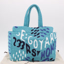 GOYARD Terry Eponge Bag Limited Edition Bag Pile Turquoise Blue Auth SW2357SM-23