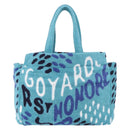 GOYARD Terry Eponge Bag Limited Edition Bag Pile Turquoise Blue Auth SW2357SM-3