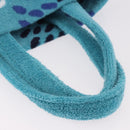 GOYARD Terry Eponge Bag Limited Edition Bag Pile Turquoise Blue Auth SW2357SM-7