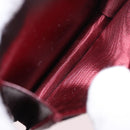 GUCCI GG Shadow Card Case PVC Bordeaux 795044 Auth SW2358M-10