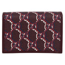 GUCCI GG Shadow Card Case PVC Bordeaux 795044 Auth SW2358M-2