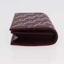 GUCCI GG Shadow Card Case PVC Bordeaux 795044 Auth SW2358M-3