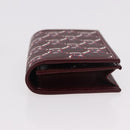 GUCCI GG Shadow Card Case PVC Bordeaux 795044 Auth SW2358M-4