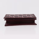 GUCCI GG Shadow Card Case PVC Bordeaux 795044 Auth SW2358M-6