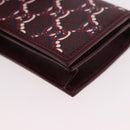 GUCCI GG Shadow Card Case PVC Bordeaux 795044 Auth SW2358M-14