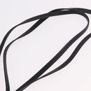 GUCCI Clochette Necklace Leather Black Auth SW2359V-10