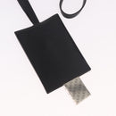 GUCCI Clochette Necklace Leather Black Auth SW2359V-2