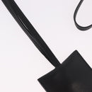 GUCCI Clochette Necklace Leather Black Auth SW2359V-3