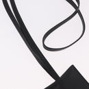 GUCCI Clochette Necklace Leather Black Auth SW2359V-4