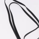 GUCCI Clochette Necklace Leather Black Auth SW2359V-5