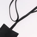 GUCCI Clochette Necklace Leather Black Auth SW2359V-9