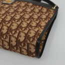 Christian Dior Trotter Canvas Shoulder Bag Brown Auth sw236-10