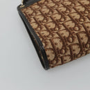 Christian Dior Trotter Canvas Shoulder Bag Brown Auth sw236-11
