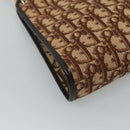 Christian Dior Trotter Canvas Shoulder Bag Brown Auth sw236-13