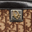 Christian Dior Trotter Canvas Shoulder Bag Brown Auth sw236-14