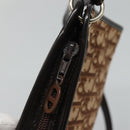 Christian Dior Trotter Canvas Shoulder Bag Brown Auth sw236-15