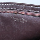 Christian Dior Trotter Canvas Shoulder Bag Brown Auth sw236-16