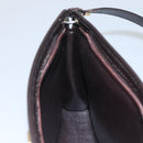 Christian Dior Trotter Canvas Shoulder Bag Brown Auth sw236-19