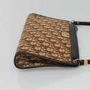 Christian Dior Trotter Canvas Shoulder Bag Brown Auth sw236-4