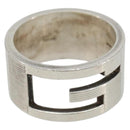 GUCCI icon Ring metal Silver Auth SW2360V-2