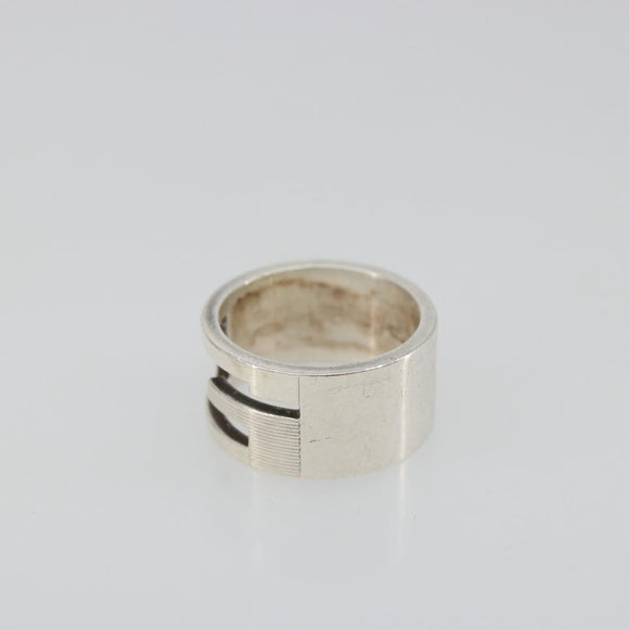 GUCCI icon Ring metal Silver Auth SW2360V