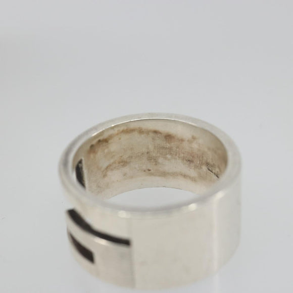 GUCCI icon Ring metal Silver Auth SW2360V