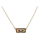 GIVENCHY Necklace metal Gold Auth SW2362-1