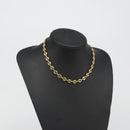 GIVENCHY Necklace metal Gold Auth SW2363-12