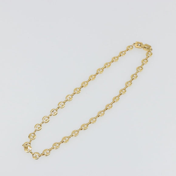 GIVENCHY Necklace metal Gold Auth SW2363