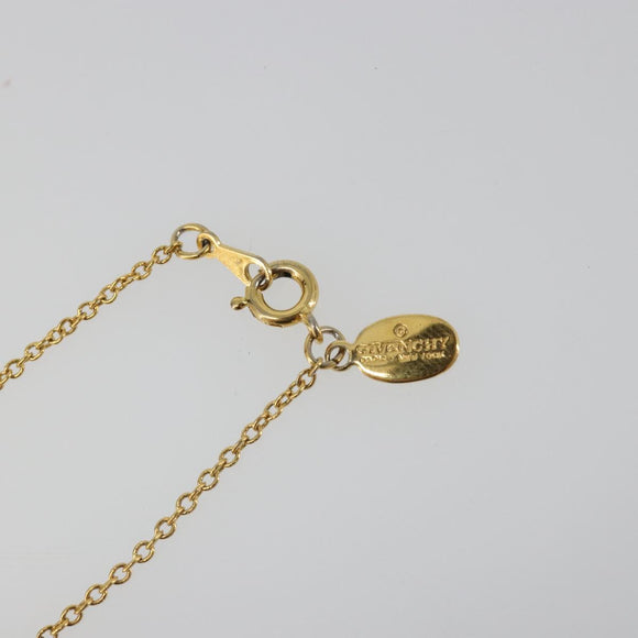 GIVENCHY Necklace metal Gold Auth SW2364