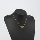 GIVENCHY Necklace metal Gold Auth SW2364-14