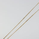 GIVENCHY Rhinestone Necklace metal Gold Auth SW2366-12