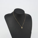 GIVENCHY Rhinestone Necklace metal Gold Auth SW2366-16