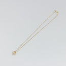 GIVENCHY Rhinestone Necklace metal Gold Auth SW2366-2